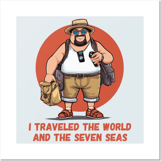 World Traveler Wall Art by Kingrocker Clothing